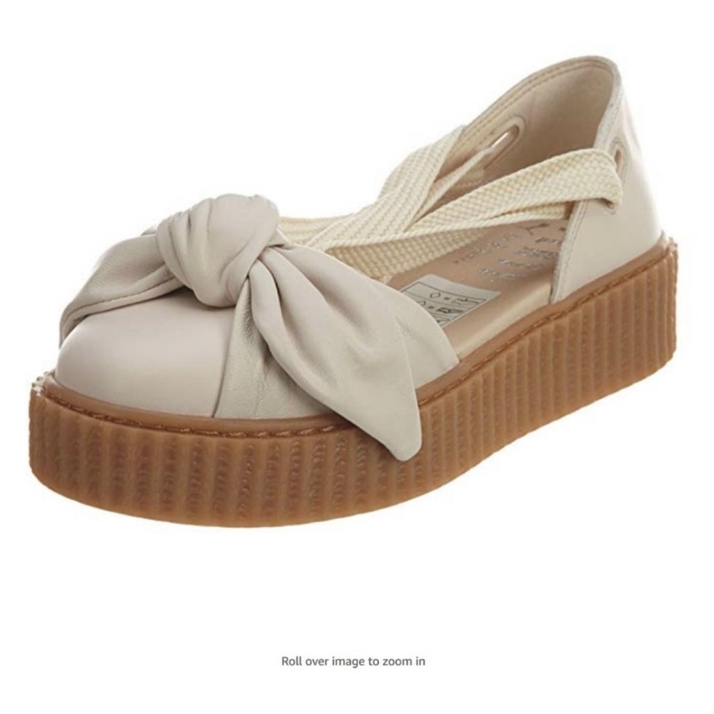 Fenti creepers with laces oatmeal color 6.5